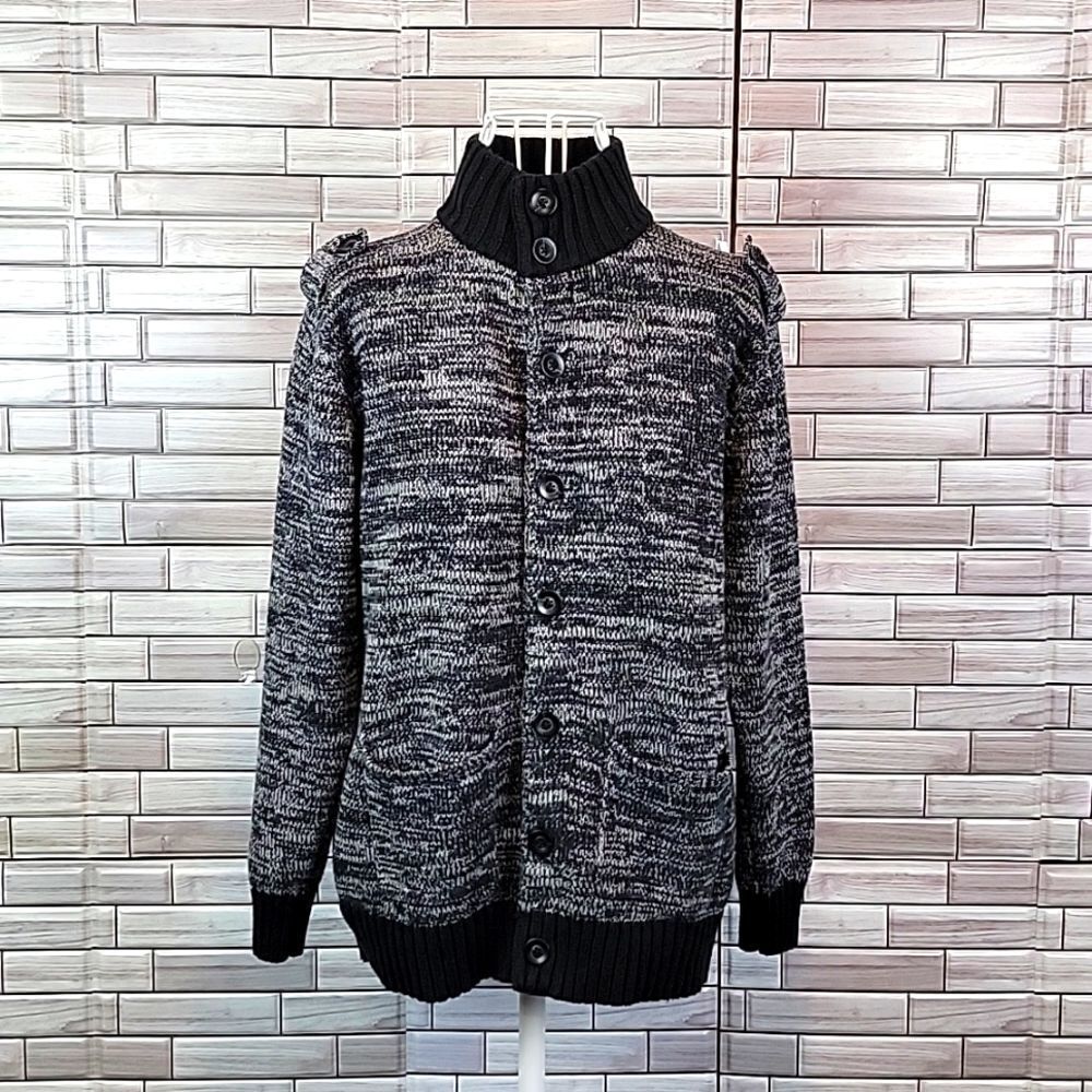 On the Byas marled grey cardigan Size S